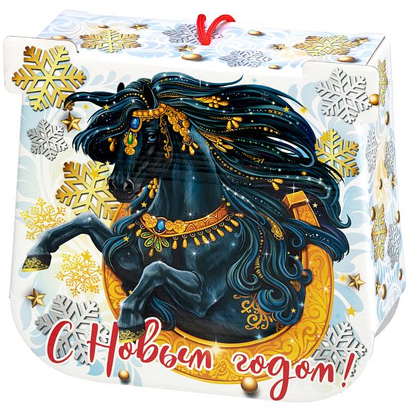 Сладкий новогодний подарок Подкова на счастье